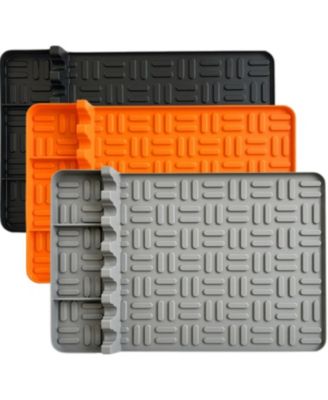 Silicone Utensil Storage Mat for BBQ and Outdoor Cooking