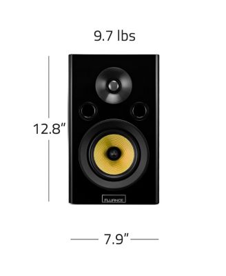 Signature HiFi 2-Way Bookshelf Surround Sound Speakers for a 2-Channel Stereo or Home Theater System