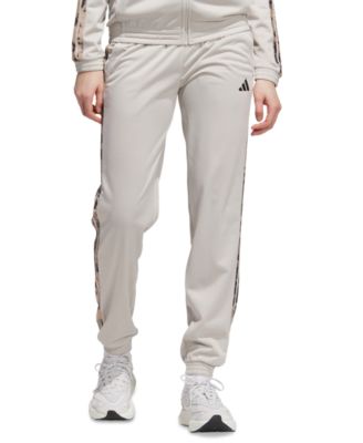 adidas - Women's Animal-Print 3-Stripes Tricot Pants
