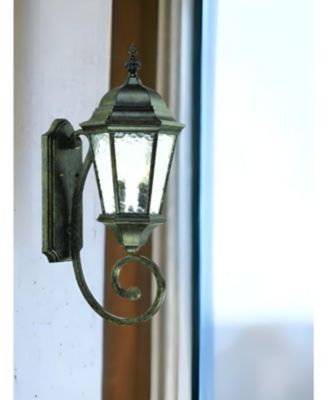 Two-Light Lantern Carousel Wall Light – Stylish Outdoor Wall Fixture