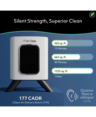 iAdaptAir 2.0 Small air purifier – 1,325 Sq Ft Coverage, 5-Stage HEPA, UV and Carbon Purifier, 177 CFM
