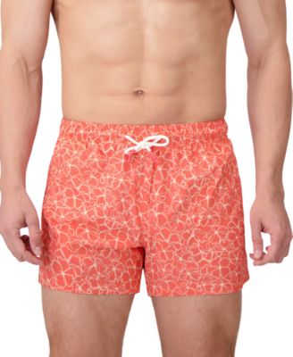 Sunset and Vines Men's Floral Woven Swim Trunks