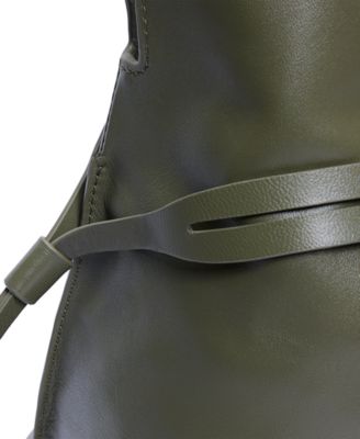 Poppy Extra Large Leather Drawstring Tote