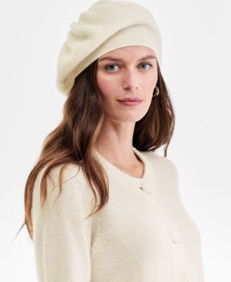 Cashmere Knit Beret, Created for Macy's
