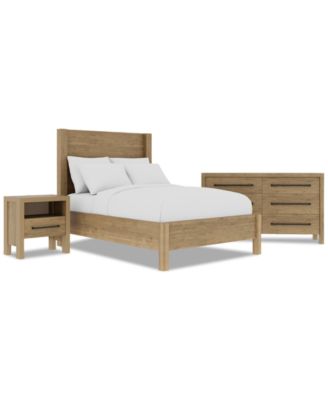 Davie 3-Pc. Full Set (Panel Bed, Dresser & 1-Drawer Nightstand)