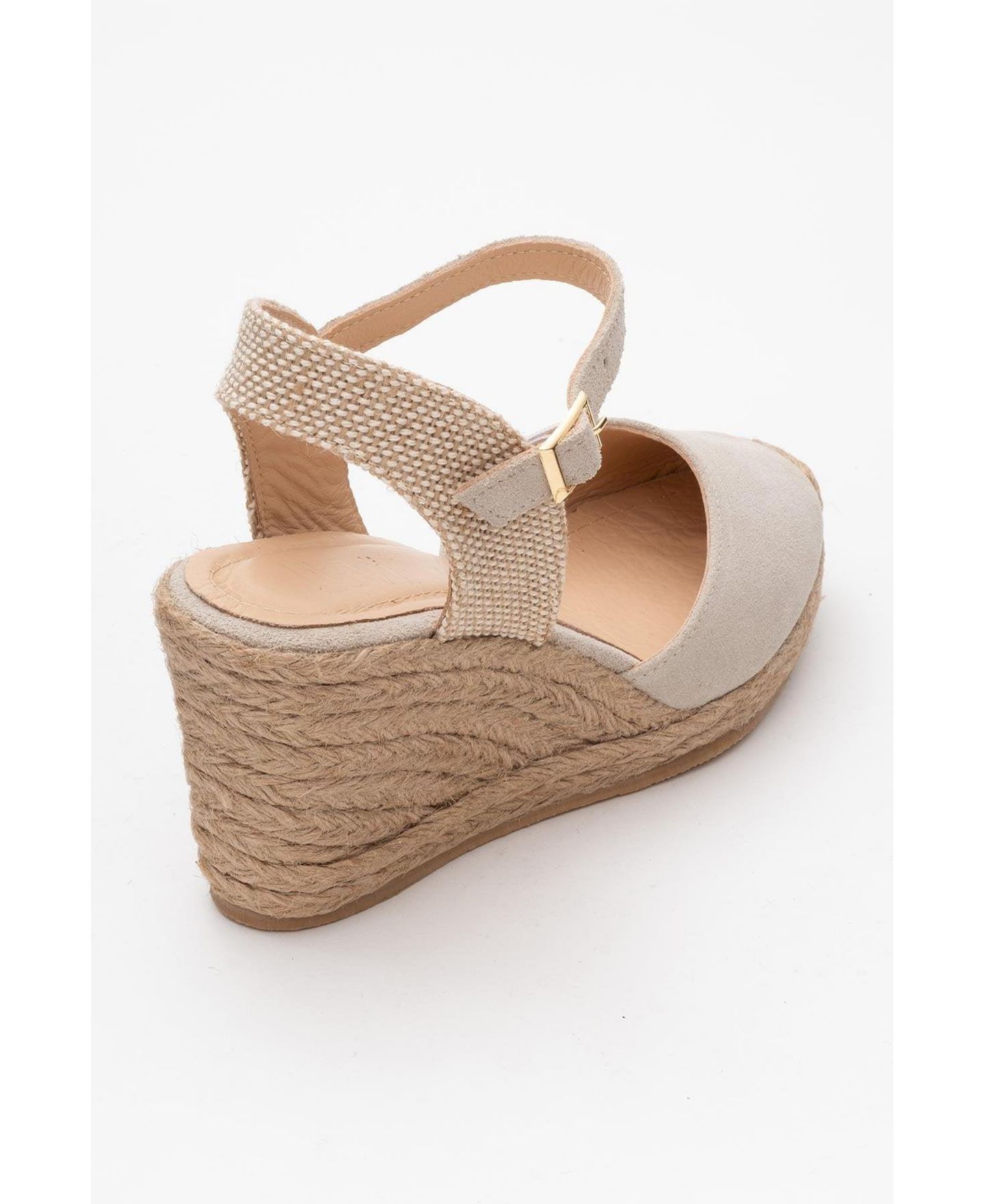 Женские замшевые эспадрильи Forever & Always Shoes Sinta на платформе, цвет: Бежевый замшевый кожаный — фото 2