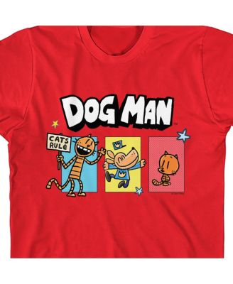 Boys With Petey And Lil' Petey Youth Red Short Sleeve Tee-XL