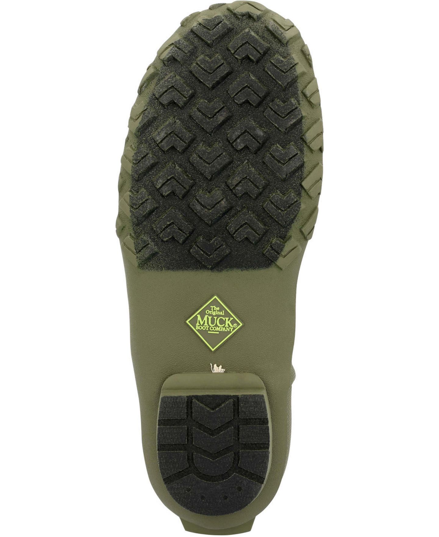 Мужские ботинки MUCK Harvester Rubber Boot, цвет: Оливковый / Лаймовый — фото 2