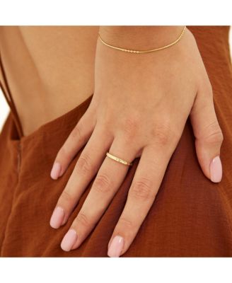 Braided Design Adjustable Sterling Silver Band Ring