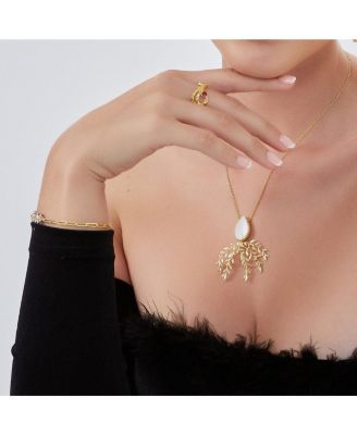 Dorissa Multi Bead Semi Chain Sterling Silver Bracelet