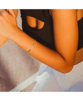 Rainbow Colourful Sterling Silver Tennis Bracelet