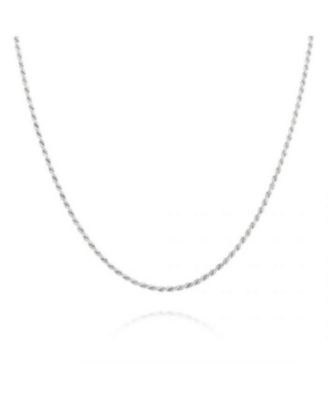 Sterling Rope Chain Necklace