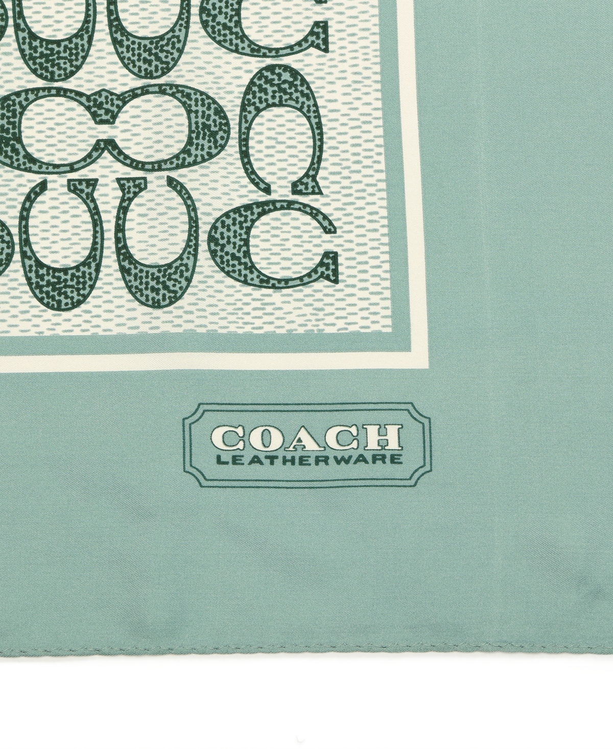 Coach Women's Vintage Signature Print Silk Square Scarf