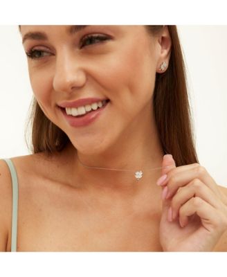 Four Leaf Clover Sterling Necklace -