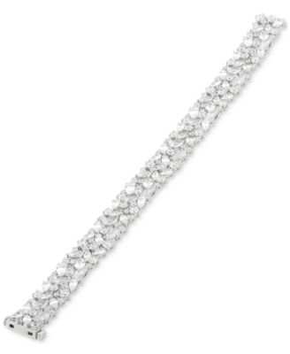 Cubic Zirconia Bangle (40-1/4 ct. t.w.) in Sterling Silver