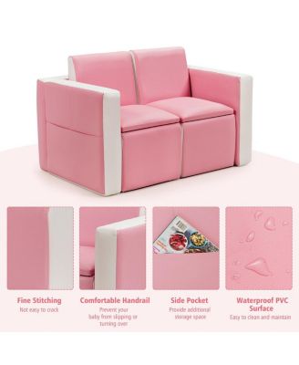 Multi-functional Kids Sofa Table Chair Set