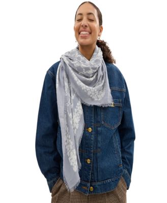 Women's Signature Rose Meadow Print Oversized Square Scarf