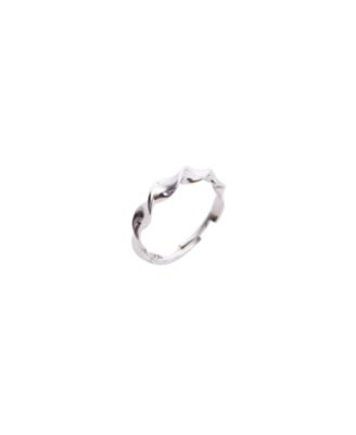 Helical Sterling Ring Lightly Twisted Ring