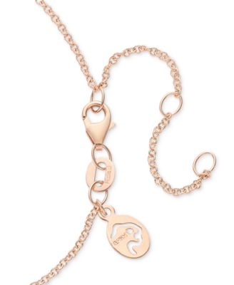 EFFY&reg; Ruby (2-1/3 ct. t.w.) & Diamond (3/8 ct. t.w.) Swirl 18" Pendant Necklace in 14k Rose Gold