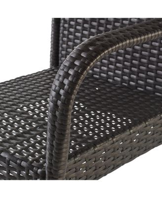 Streamdale Wicker Outdoor Barstools (Set of 2)