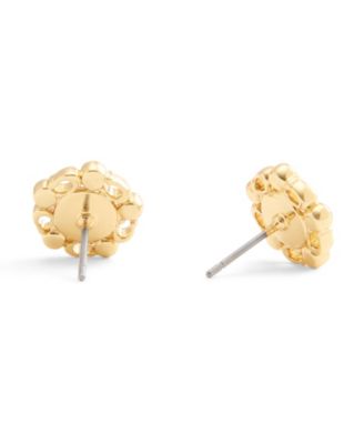 Faux Stone Signature Heritage Cultivated Pearl Stud Earrings