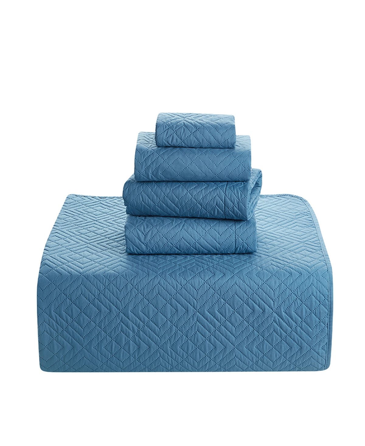 Nestl Diamond Embossed 5-pc. Quilt Set, Full/queen