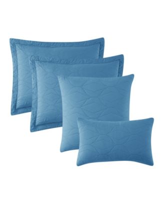 Ellipse Embossed 4-Pc. Quilt Set, Twin/Twin XL