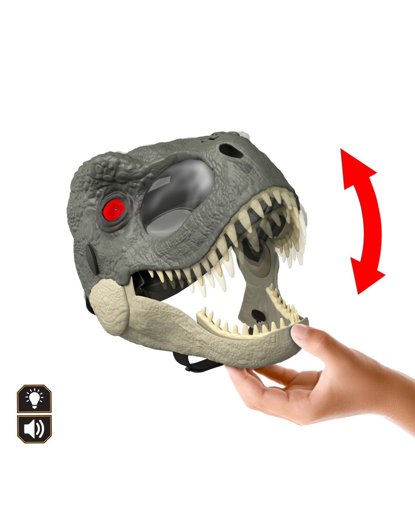 Детская игрушка Jurassic World Dominion Tyrannosaurus Rex Chomp N Roar Mask — фото 6