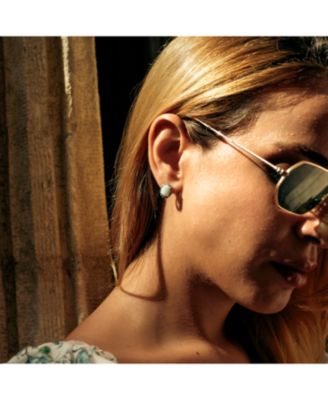 High Quality White Opal Earrings With Marcasite Gemstone