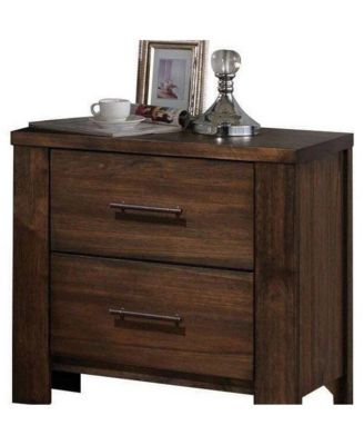 Modern Two-Drawer Nightstand with Sleek Design – Perfect for Bedroom Storage