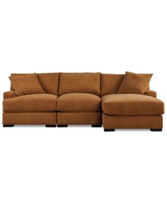 Rhyder 3-Pc. Fabric Chaise Sectional, Exclusively at Macy's
