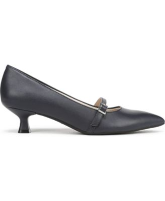 Women's Madelyn Mary Jane Pointed Toe Kitten Heel Pumps