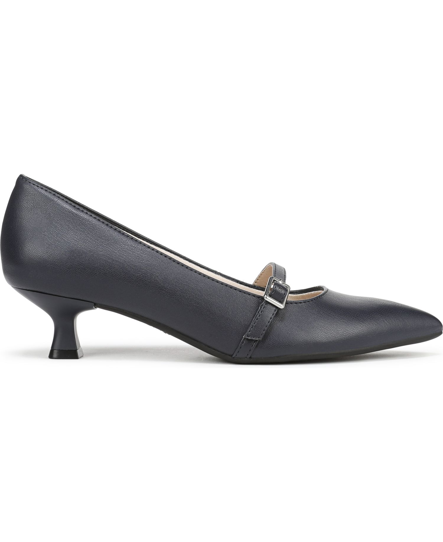 Women's Madelyn Mary Jane Pointed Toe Kitten Heel Pumps