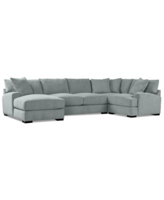 Rhyder 4-Pc. Fabric Chaise Sectional