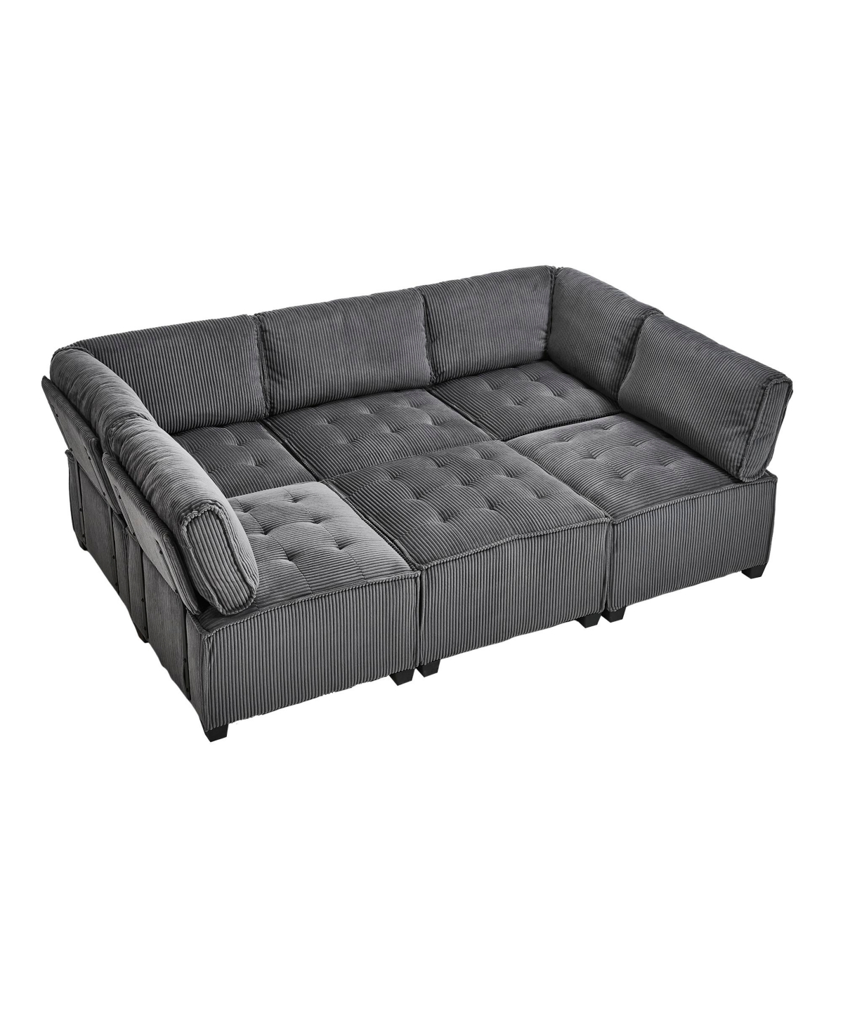 Streamdale Furniture U-Shaped Modular Sectional Sofa with Reversible Chaise