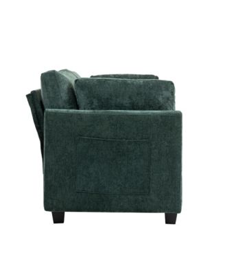 Streamdale 111.42x32.28" 3-Seater Chenille Sofa - Comfy, Cloud-Soft, with Side Pocket