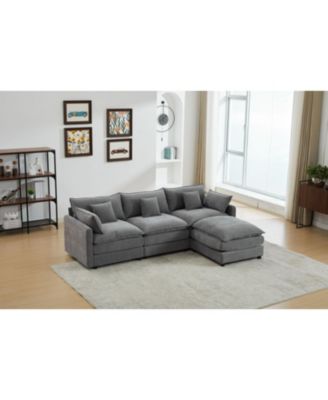Streamdale Modular 3-Seater Sofa with Ottoman