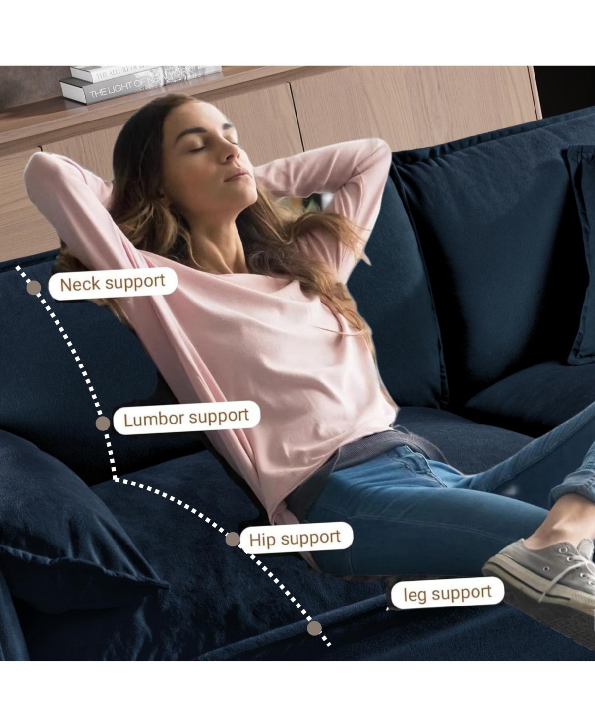 Green Chenille Cloud Couch - Oversized Modular Sofa