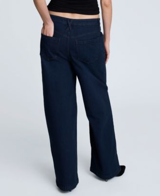 Women's Slouchy High-Rise Wide-Leg Jeans