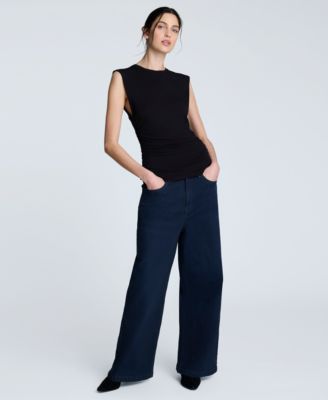 Women's Slouchy High-Rise Wide-Leg Jeans