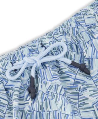 Men's Textured Woven Swim Trunks