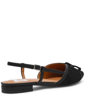 Women's Carsen Bow Pointed-Toe Slingback Flats