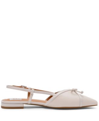 Women's Carsen Bow Pointed-Toe Slingback Flats
