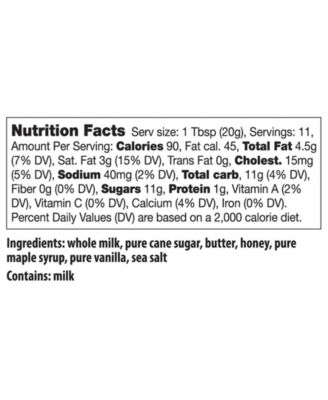 Sweet Maple Honey Cream Spread Set of 2