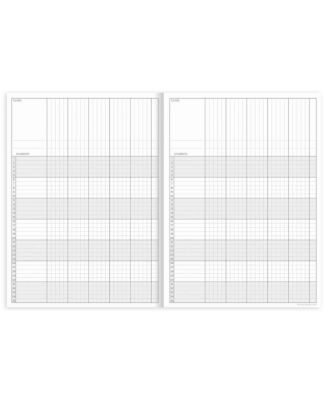 Floral Kraft Botanical 7.5"x10.25" Teacher Record Grade Book