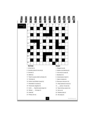 Life is Better with Crossword Puzzles Book Spiral Puzzle Pad