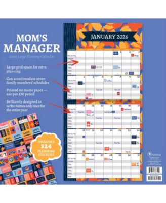2026 Mom's Manager Wall Calendar