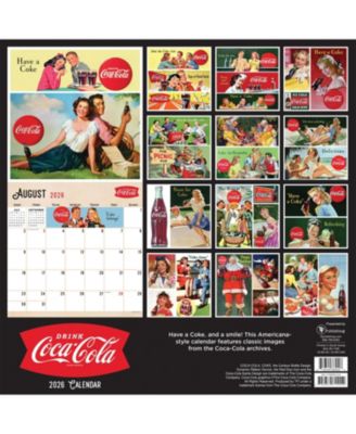2026 Coke: Vintage Nostalgia Wall Calendar
