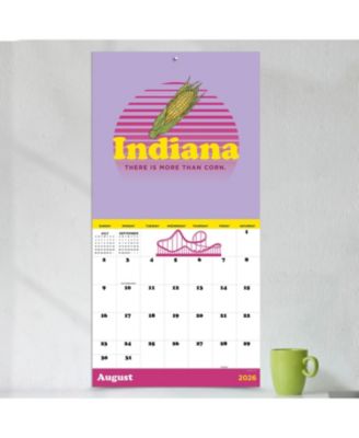 2026 Home: Indiana Wall Calendar
