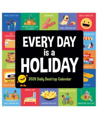 2026 Every Day's A Holiday Daily Desktop Calendar